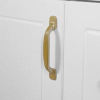 VanityFus 24-in Bathroom Vanity White Single Sink Combo Ceramic Top 1 Soft-Close Doors 2 Drawer