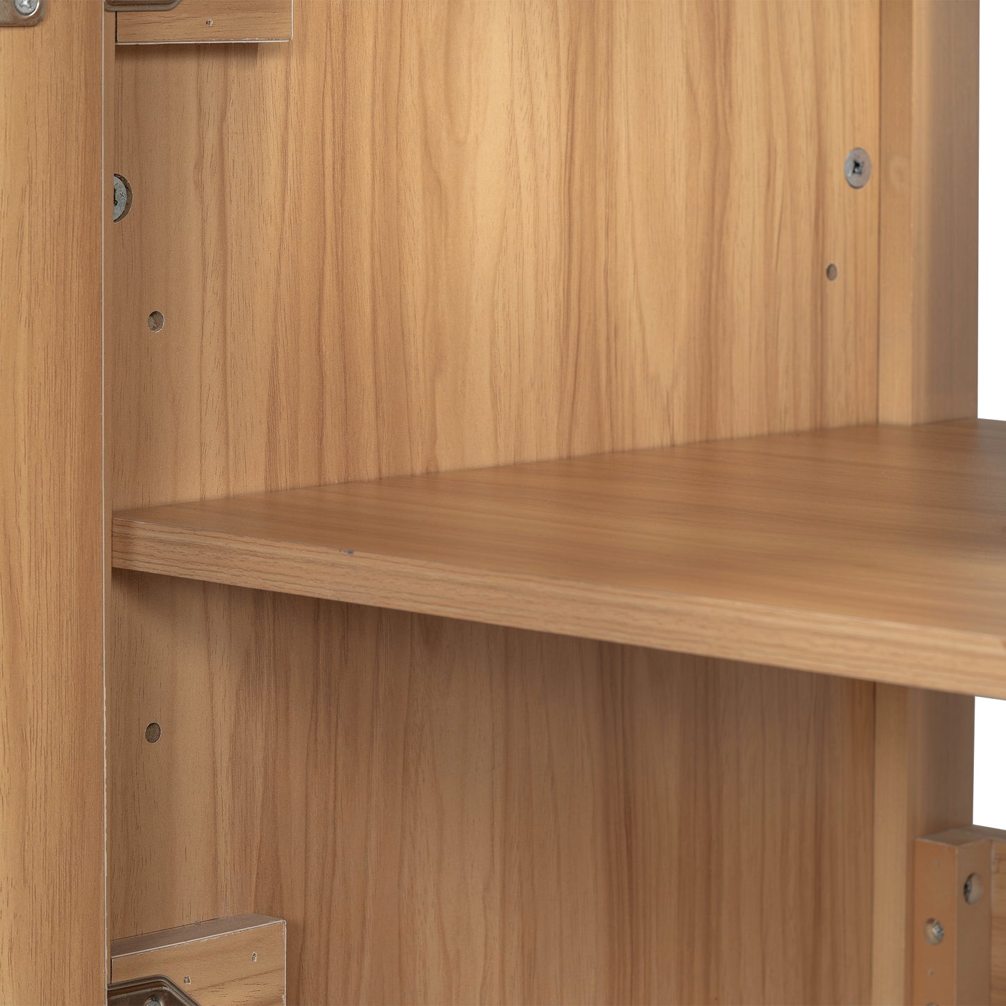 VanityFus 36-in Bathroom Vanity Single Sink Combo Wood Ceramic Top 2 Soft-Close Doors 3 Drawer Adjustable shelves