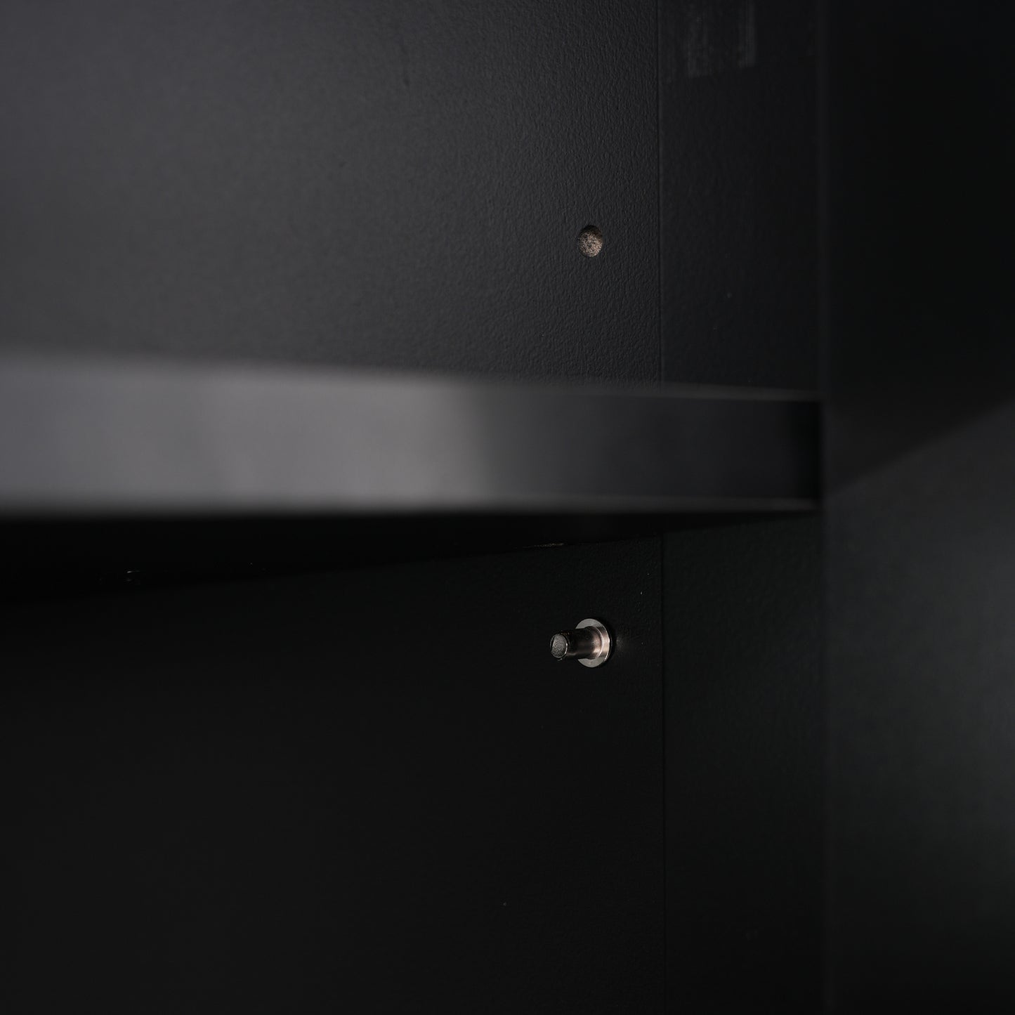 VanityFus Black 15.7-in x 30.1-in x 70.1-in Wood Freestanding Soft Close Linen Cabinet adjustable shelves 2 Soft close doors 3 drawers