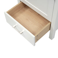 VanityFus 20.28-in White Single Sink Combo Bathroom Vanity With Ceramic Top 1 Soft-Close Doors 1 drawer