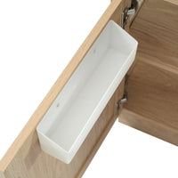 VanityFus 18.5-in Bathroom Vanity Wood Single Sink Combo Resin Top Soft-Close Doors Adjustable Shelves