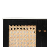 VanityFus 29.84-in Black Bathroom Vanity Single Sink Combo Ceramic Top 2 Soft-Close Doors Adjustable shelve