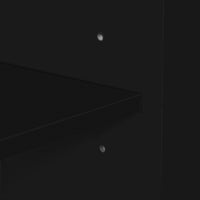 VanityFus Black 30-in Bathroom Vanity Single Sink Combo Ceramic Top 2 Soft-Close Doors 3 Drawers Adjustable Shelves