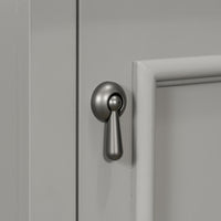 VanityFus Gray 20-in Bathroom Vanity Single Sink Combo Ceramic Top 1 Soft-Close Doors 1 Drawer Adjustable shelves