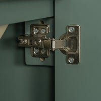 VanityFus Green 20-in Bathroom Vanity Single Sink Combo Ceramic Top 1 Soft-Close Doors 1 Drawer Adjustable shelves