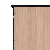 VanityFus Black 15.67-in x 23.96-in x 67.57-in Wood Freestanding Soft Close Linen Cabinet adjustable shelves 4 Soft close doors 1 drawers