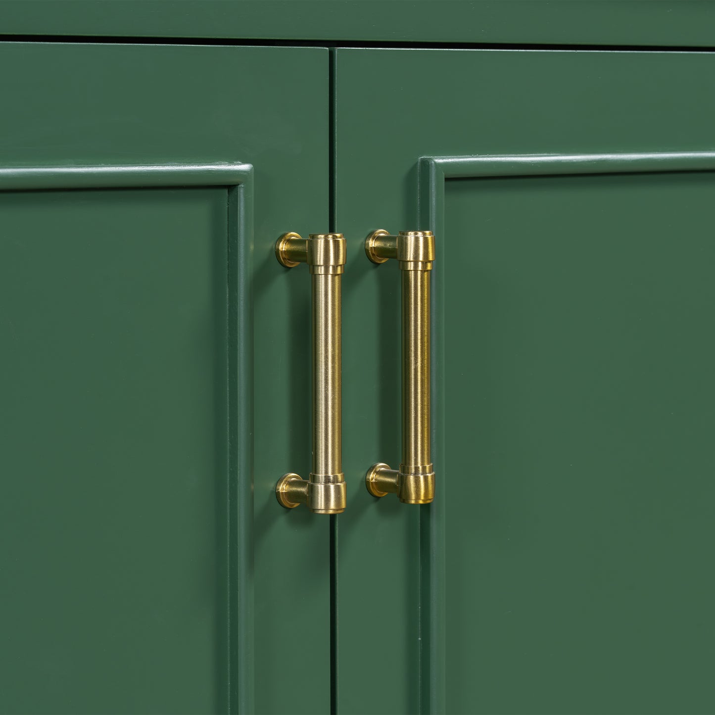 VanityFus 30-in Bathroom Vanity Green Single Sink Combo Ceramic Top 2 Soft-Close Doors 1 Drawer
