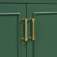 VanityFus 30-in Bathroom Vanity Green Single Sink Combo Ceramic Top 2 Soft-Close Doors 1 Drawer