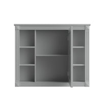 VanityFus 35.1-in Gray Bathroom Vanity Single Sink Combo with Ceramic Top Undermount 3 Soft Close Doors 2 Drawers Adjustable Shelves