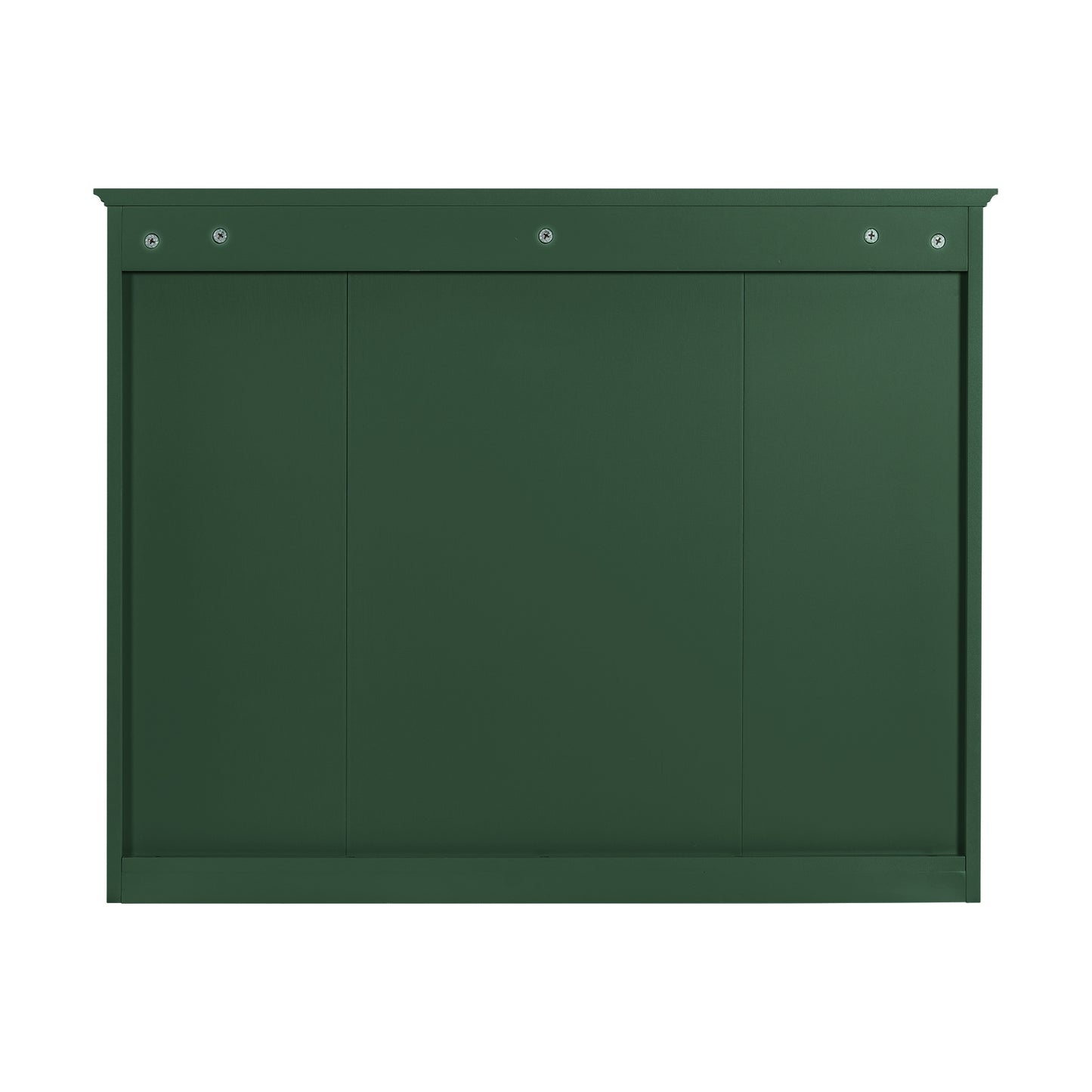 VanityFus 36-in Green Bathroom Vanity Single Sink Medicine Cabinet Combo with Ceramic Top Undermount 2 Soft Close Doors 3 Drawers (Mirror Included) Adjustable Shelves