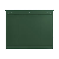 VanityFus 36-in Green Bathroom Vanity Single Sink Medicine Cabinet Combo with Ceramic Top Undermount 2 Soft Close Doors 3 Drawers (Mirror Included) Adjustable Shelves