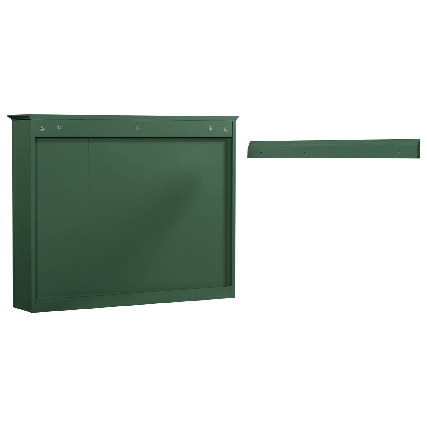 VanityFus 36-in Green Bathroom Vanity Single Sink Medicine Cabinet Combo with Ceramic Top Undermount 2 Soft Close Doors 3 Drawers Adjustable Shelves (Mirror Included)
