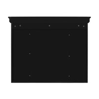VanityFus 36-in Black Bathroom Vanity Single Sink Medicine Cabinet Combo with Ceramic Top Undermount 1 Door 5 Drawers (Mirror Included)