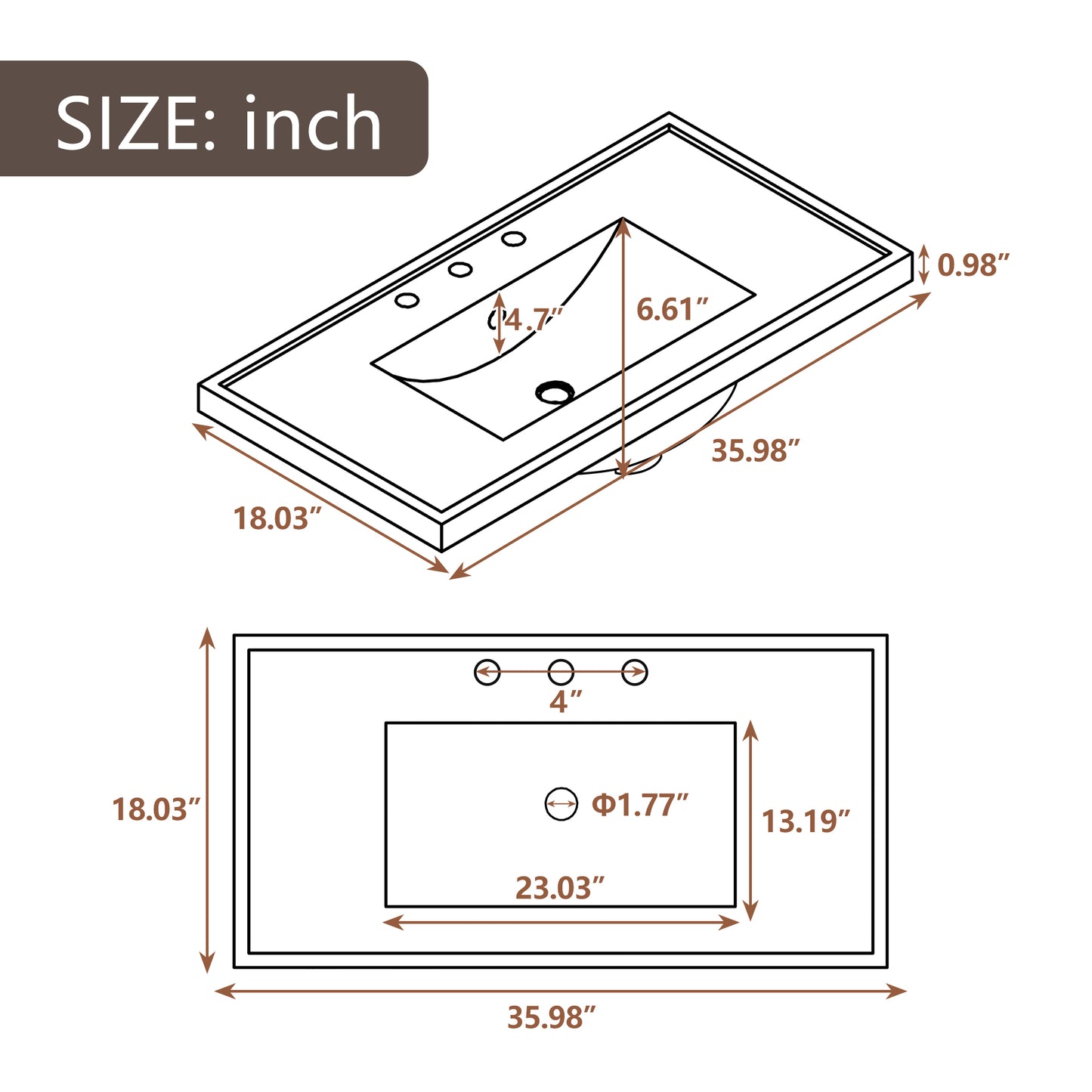 VanityFus 18.6-in Gray Bathroom Vanity Single Sink Combo Undermount with Ceramic Top 1 door 6 drawers Adjustable Shelves