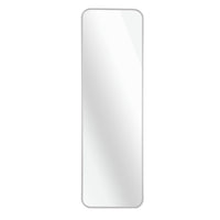 VanityFus 47-in W 14-in H Rectangle Silver Framed Beveled Bathroom Vanity Mirror Wall Mirror