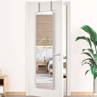 VanityFus 47-in W 14-in H Rectangle Silver Framed Beveled Bathroom Vanity Mirror Wall Mirror
