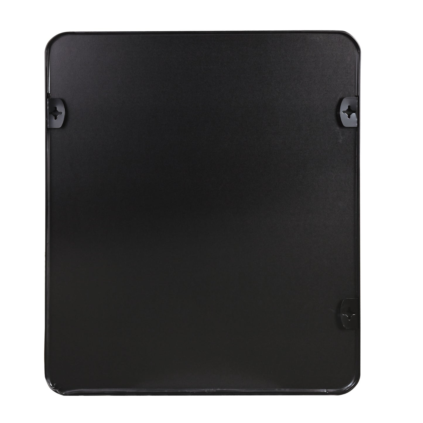 VanityFus 36-in W 30-in H Rectangle Framed Beveled Bathroom Vanity Mirror Wall Mirror (Matte Black)