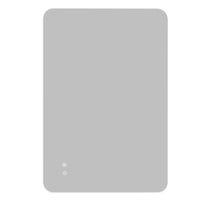 VanityFus 30-in W 40-in H Rectangle Frameless Dimmable LED Lighted Fog Free Bathroom Vanity Mirror