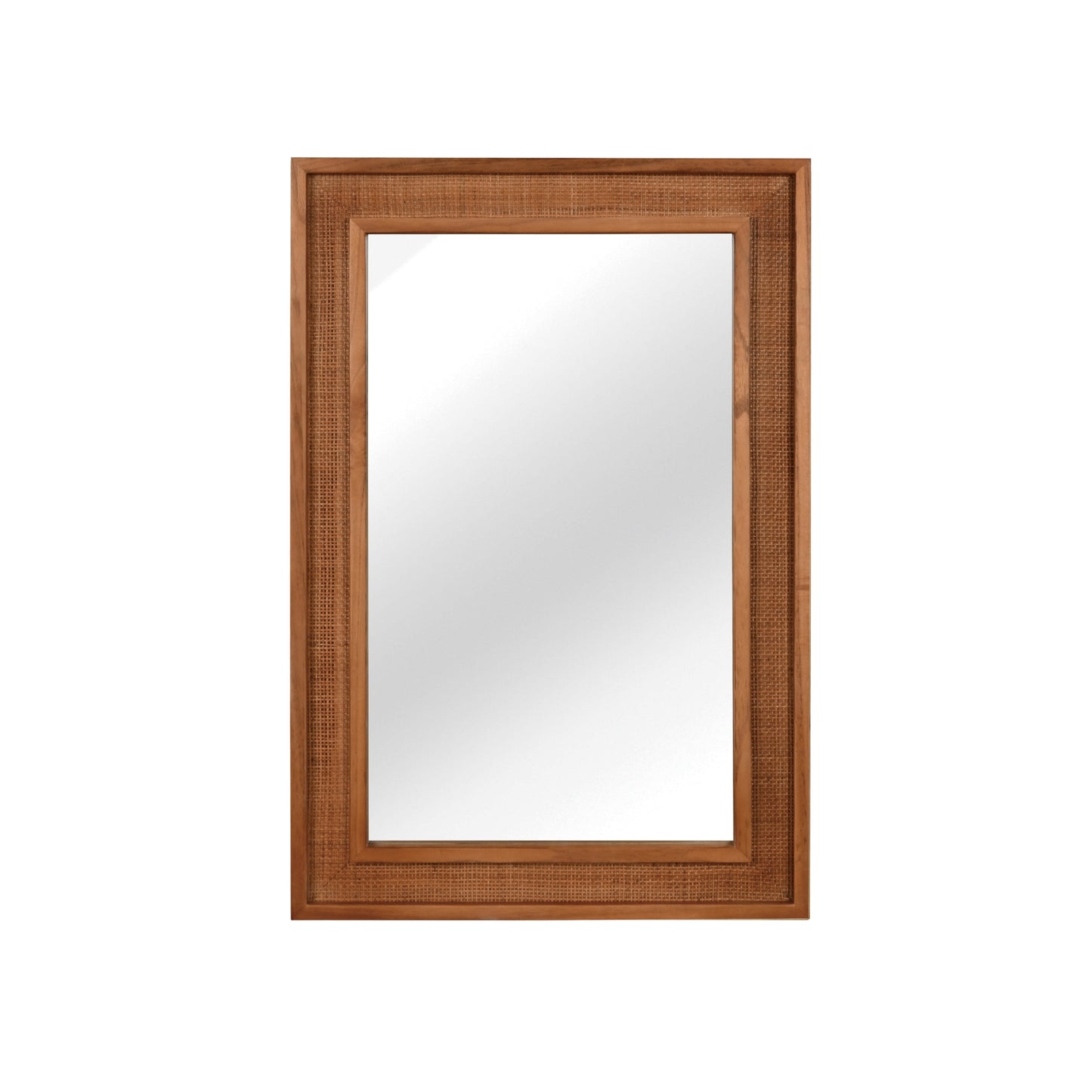 VanityFus 30-in W 20-in H Rectangle Yellowish-Brown Framed Bathroom Vanity Mirror Wall Mirror