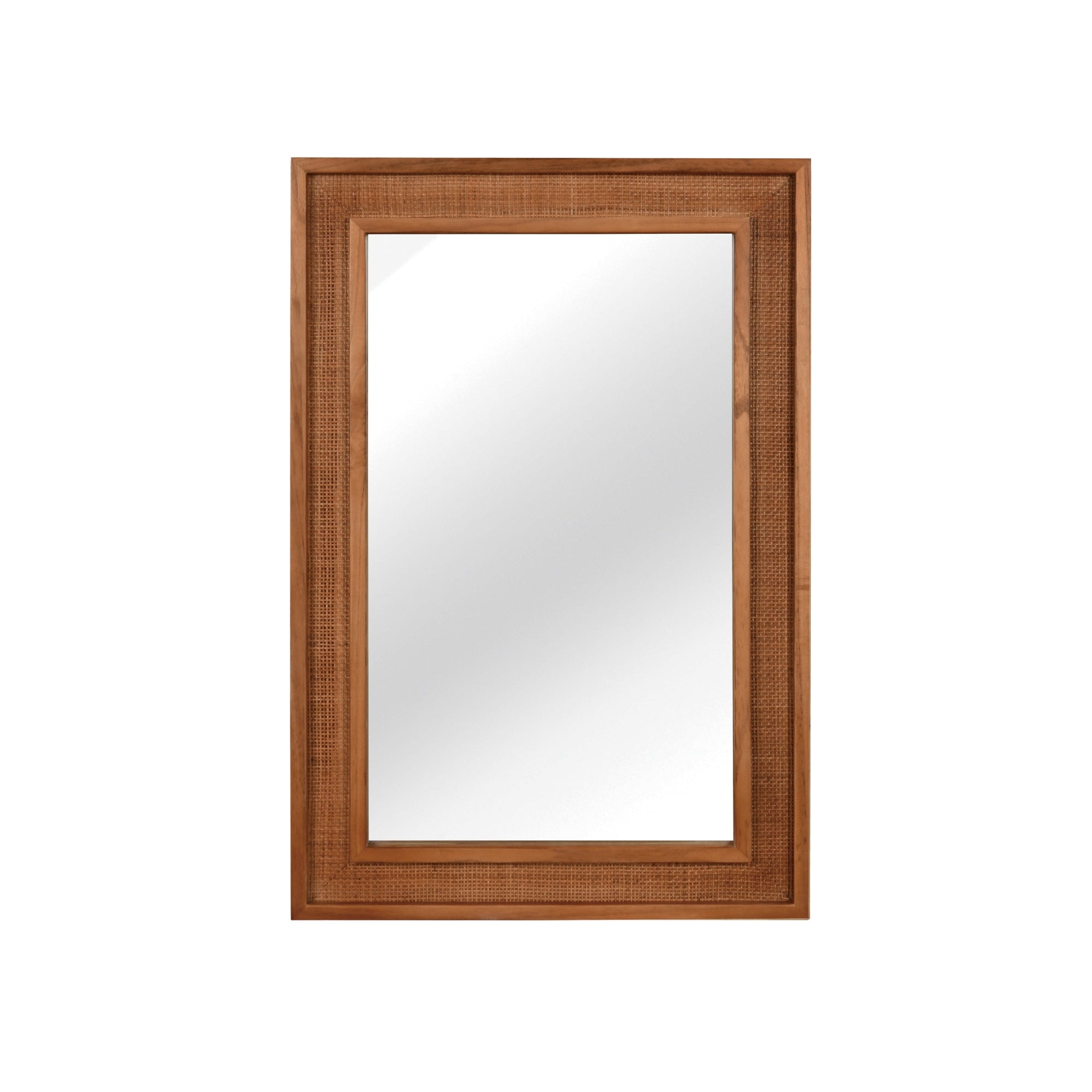 VanityFus 30-in W 20-in H Rectangle Yellowish-Brown Framed Bathroom Vanity Mirror Wall Mirror