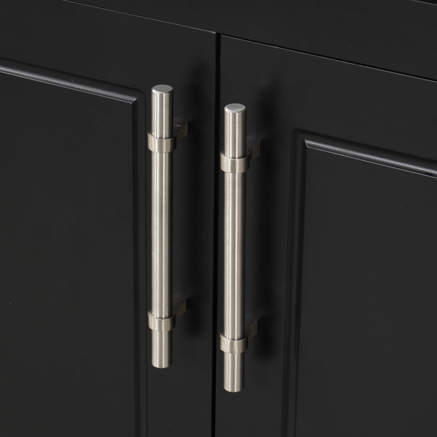 VanityFus 28.6-in Black Bathroom Vanity Single Sink Combo Undermount with Ceramic Top 2 doors 2 drawers