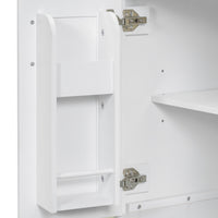VanityFus 24.2-in Bathroom Vanity White Single Sink Combo with Ceramic Top 2 Soft-Close Doors 1 drawer