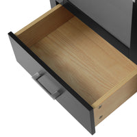 VanityFus 20.28-in Single Sink Combo Bathroom Vanity Black With White Ceramic Top 1 Soft-Close Doors 1 drawer