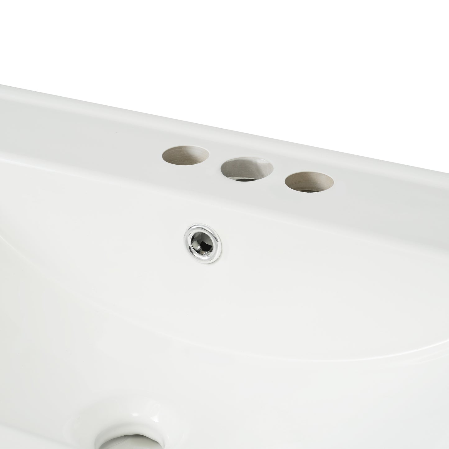 VanityFus 30-in Single Sink Combo White Bathroom Vanity With Ceramic Top 2 Soft-Close Doors