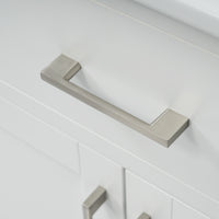 VanityFus 29.9-in Single Sink Combo White Bathroom Vanity With Ceramic Top 2 Soft-Close Doors 1 drawer