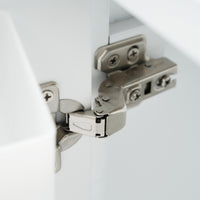 VanityFus 29.9-in Single Sink Combo White Bathroom Vanity With Ceramic Top 2 Soft-Close Doors 1 drawer