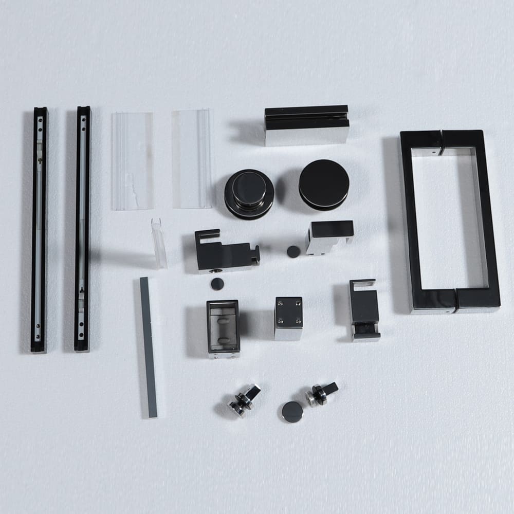 56 to 60 in. W x 76 in. H Sliding Frameless Soft-Close Shower Door with Premium 3/8 Inch (10mm) Thick Tampered Glass in Brushed Nickel